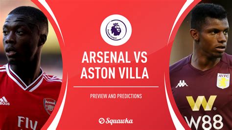 arsenal vs villa predictions